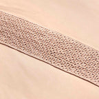 Σετ Παπλωματοθήκη 3τμχ Hauz Vegan Silk 260X250 / Dusty Pink